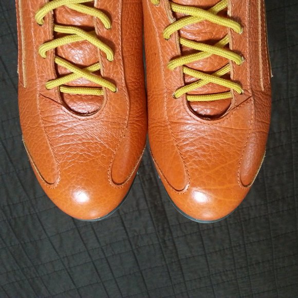 Etro Leather Shoes Sneakers Orange Size 9.5 US..-Euro 42 Men\'s Luxury main image 15
